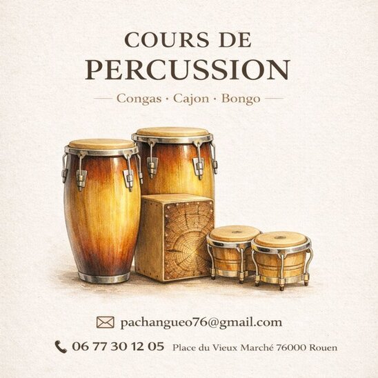 Cours de Percussions Latines